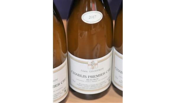 6 flessen à 75cl witte wijn ALAIN GEOFFROY, Chablis Premier Cru, Beauroy, 2017, Frankrijk